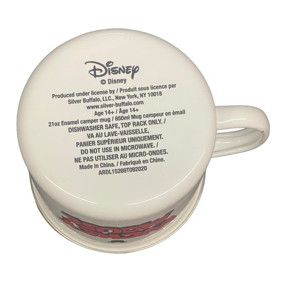 Disney Mickey Mouse Camper Coffee Mug Cup Aw Shucks White Red 21oz - Picture 6 of 7